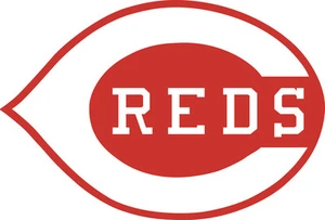 Cincinnati Reds 2" x 3" Red Vinyl Decal Truck Car Window MLB - Picture 1 of 2