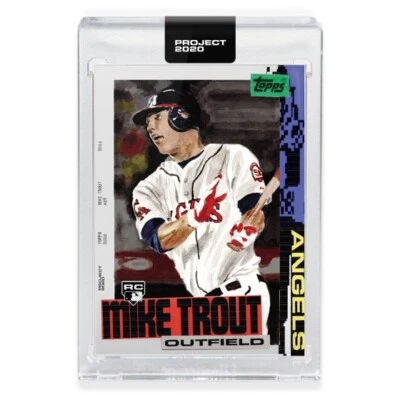 TOPPS PROJECT 2020 #85 MIKE TROUT 2011 RC by Jacob Rochester🔥NO CANCELS🔥 - Image 1 of 3