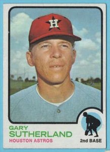 1973 Topps Gary Sutherland #572 Houston Astros