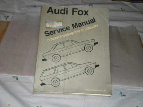Audi, manual de servicio, FOX 1973-79 Foto 1 de 1