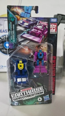 ROLLER FORCE & GROUND HOG Transformers War Cybertron Earthrise Micromasters - Image 1 of 4