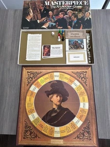 VTG 1970 Masterpiece Board Game Art Auction Classic Parker Brothers 99% Complete - Picture 1 of 7