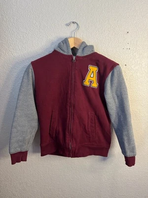 Moletom com capuz The Children’s Place Boy’s Redwood com zíper tamanho G (10/12) - Imagem 1 de 4