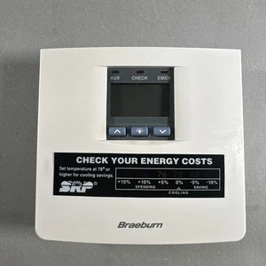 Braeburn 5200 Universal Programmable Heat/Cool Digital Thermostat 7-5-2 Day EUC - Picture 1 of 10