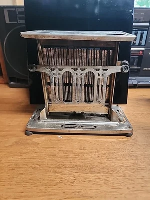 Antique Universal Toaster Landers Frary Clark Circa 1915 NO CORD ART DECO BREAD - Image 1 of 4