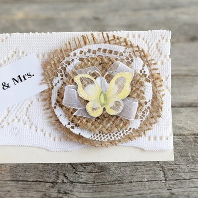  50 Pcs Craft Butterflies Wire Wedding Decorations White Mesh Home - Image 1 of 4