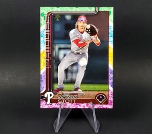 2025 Topps Serie 1 Bryson Stott Huevo de Pascua Pastel SP Lata Exclusivo Filis - Imagen 1 de 2