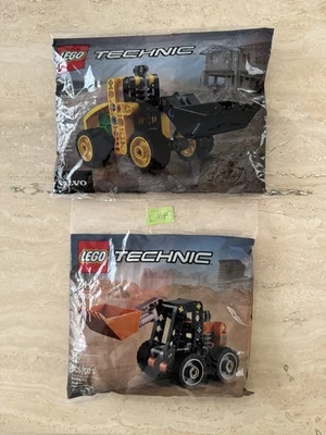 LEGO 30433 Volvo Wheel Loader & LEGO 30710 Skid-Steer Loader Polybags New - Image 1 of 2