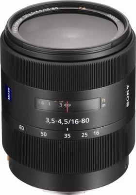 Sony 16-80mm f/3.5-4.5 Carl Zeiss Vario-Sonnar T DT Zoom Lens for Sony Alpha Dig - Image 1 of 4