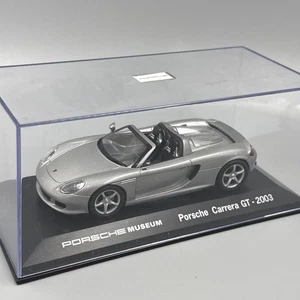 Porsche Carrera GT 2003 Silver Welly 1:43 Porsche Museum Die Cast - Picture 1 of 7