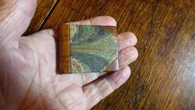 GENUINE  MINIATURE BOOK ILLUSTRATED BIBLE 1865 ONLY 54 X 42 mm LEATHER BINDING - Image 1 of 4
