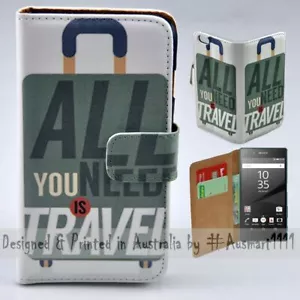 For Sony Xperia Series - All You Need is Travel Print Mobile Phone Case Cover - Picture 1 of 3