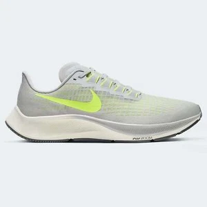 Size 10.5 - Nike Men's Air Zoom Pegasus 37 Low Grey Fog Volt - Picture 1 of 9