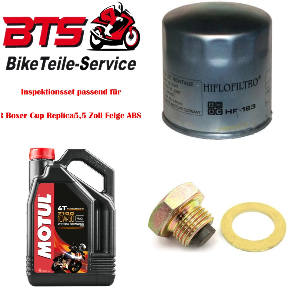 Sparset 4L Öl, Filter, Ablassschraube passend für BMW R Boxer Cup Replica5,5 06 - Bild 1 von 1