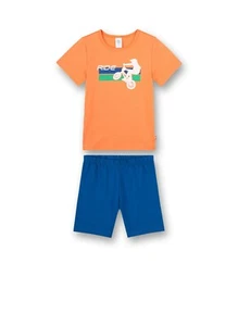 Ragazzi Shorty/Stretto Pigiama Bicicletta, Orange Blu V.V.Sanetta 104-128 - Picture 1 of 1