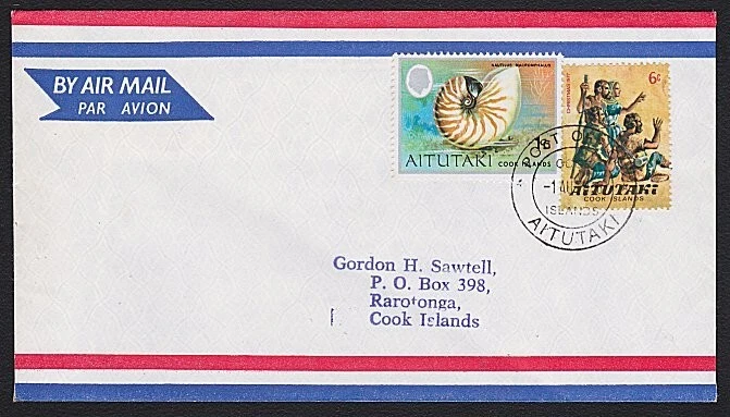 COOK IS 1978 portada local AITUTAKI cds a Rarotonga.........................A8252 Foto 1 de 1