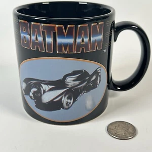 Vintage DC Comics 1989 Batman Batmobile schwarz Kaffeebecher Tasse Applaus - Bild 1 von 10
