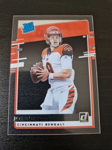 Joe Burrow 2020 Panini Chronicles Clearly Donruss Football Rated Rookie Card NFL - Picture 1 of 4