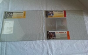 Lot of 3 1991 Silver Star Authentic Ticket Hologram Baseball Henderson Ripken Jr