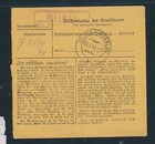 36594) Ostgebiete Landpost Ra2 Geidau über Brieg (Bz Breslau) Paketkarte 1944