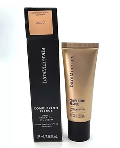 bareMinerals Complexion Rescue Tinted Hydrating Gel Cream ~ OPAL 01 ~ 1.18 fl oz - Picture 1 of 7