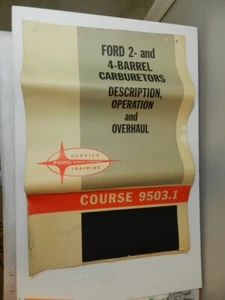 VINTAGE 1964  FORD MOTOR COMPANY SERVICE & TRAINING EASEL MOUNT SHEETS- LARGE - Picture 1 of 15