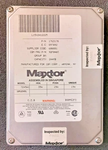 Retro MAXTOR 7245AI IDE Hard Drive 244MB 3.5" HDD - Afbeelding 1 van 2