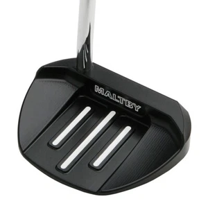 Maltby Pure-Track PTM-5+ Tour Milled Black Chrome Putter Head - RH/LH Head Only - Picture 1 of 6