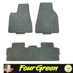 Floor Mats for 2015-2023 Tesla Model X Rubber All Weather (5 SEATER) Premium - Picture 1 of 6