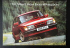 Saab 900 Turbo Sprint Special Edition Leaflet / Brochure C.1984
