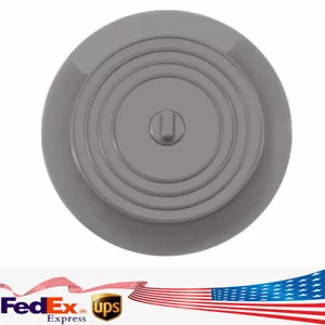 2PCS Silicone Floor Drain Plug Cover Kitchen Bath Tub Sink Rubber Water Stopper - Picture 1 of 7