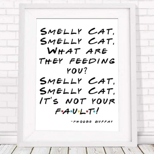 PHOEBE BUFFAY QUOTE - Friends Poster Picture Print Sizes A5 to A0 *FREE DELIVERY - Picture 1 of 14