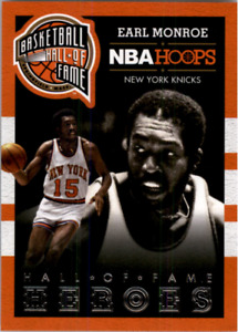 2013-14 Hoops Hall of Fame Heroes Knicks Basketball Card #16 Earl Monroe