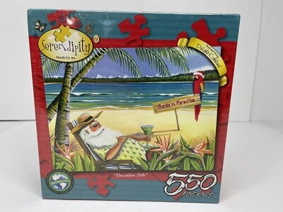 Puzzle Serendipity 550 Piezas Papá Noel en el Paraíso 26 de Diciembre Nuevo y Precintado Foto 1 de 4