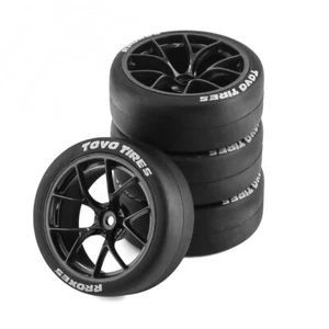 4PCS Rallye Autoreifen Drift Felgen Reifen für HPI Kyosho Tamiya 1/10 WRC TT02 - Bild 1 von 9