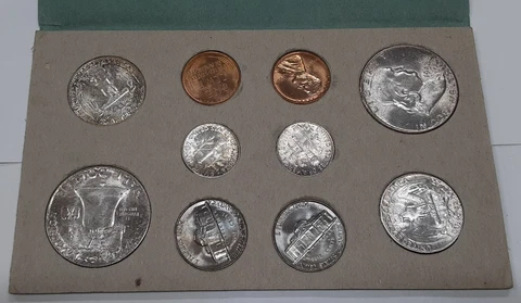 1954 PD&S UNC Set in OGP - Uncirculated w/Toning - 30 UNC Coins Total  (B) Cover