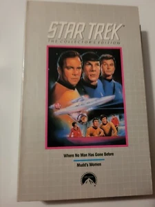 Star Trek Collectors Edition VHS Where No man Has Gone Before/Mudd's Woman - Picture 1 of 3
