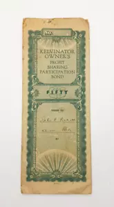 KELVINATOR Owner's Profit Sharing Participation Bond Coupons for Prospects RARE! - Picture 1 of 5