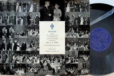 RARE 3-LP SPEECHES SAVOY DINNER FOR E.R LEWIS 1956 (DECCA) 25th Ann ERIC GALLO - Image 1 of 4