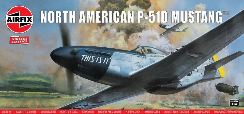 Airfix A14001V North American P-51D Mustang 1/24 - Image 1 of 1