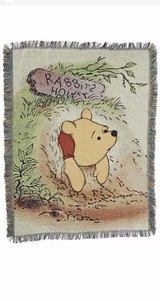 Nuevo, Disney Winnie the Pooh Vintage Pooh tapiz manta 48x60 hecho en EE. UU.! - Imagen 1 de 1