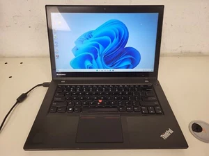 Lenovo ThinkPad T440 14"i5-4300u 1.9ghz 8gb ram 128gb ssd w11p charger PF00BLB0 - Picture 1 of 20