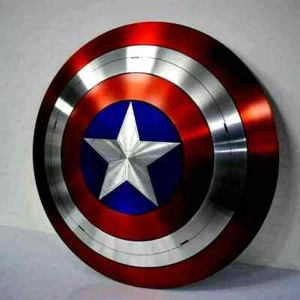 Metall Requisite Replica 22" Captain America Schild Bildschirm genau Vintage massiv - Bild 1 von 4