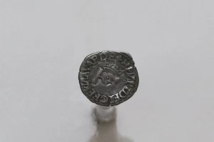 🧭 🇫🇷 FRANCIA Navarra Liard Henri d'Albret (1516-1555) ESCASOS DETALLES NÍTIDOS B66 - Imagen 1 de 3
