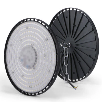 150W UFO LED Hallenbeleuchtung Industrielampe High bay Hallenstrahler Lampe Weiß - Bild 1 von 4