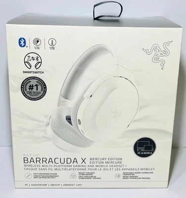 Razer Barracuda X Wireless Gaming Headset - Mercury White - Image 1 of 3