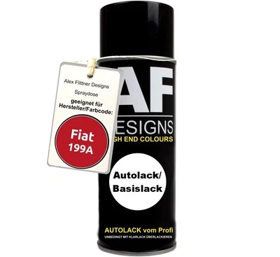 Für Fiat 199A Rosso Tiziano Spraydose Basislack Sprühdose 400ml - Bild 1 von 4