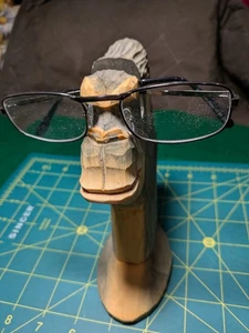 "Peepers"  Monkey wooden Eye glasses holder - Picture 1 of 7