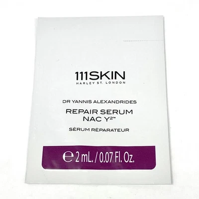 111Skin Repair Serum Nac Y2 Suero Reparador Nuevo Paquete Muestra 2 ml / 0,07 fl oz Foto 1 de 2