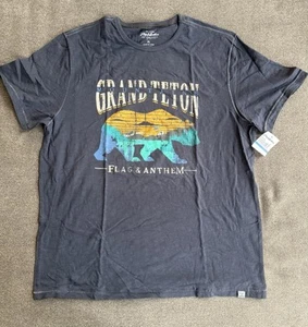 NWT Men's Flag And Anthem Grand Teton Sleeve T-Shirt XL - Picture 1 of 1